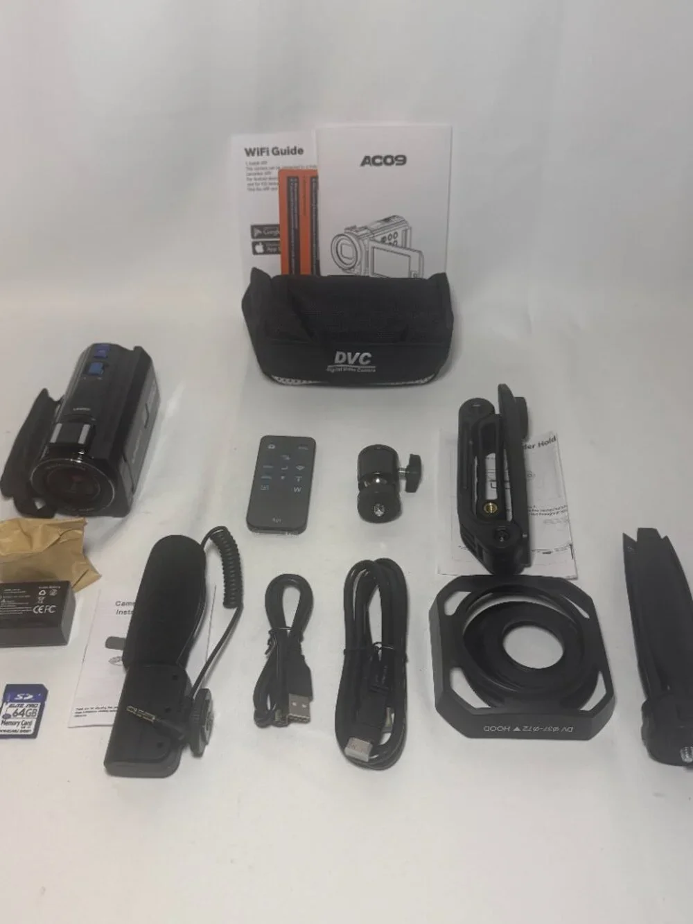 Firefoto 5K Ultra HD 56MP Handheld Camcorder Dual Lens 3